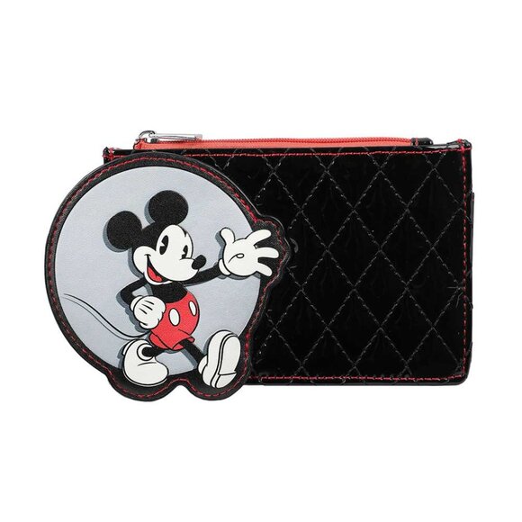 NWT Disney Mickey Mouse Quilted Card Wallet - Picture 1 of 8